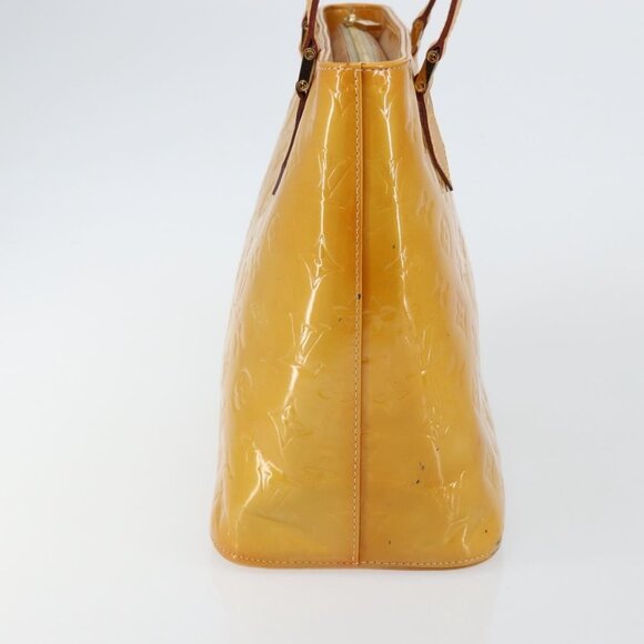 LOUIS VUITTON Monogram Vernis Houston Hand Bag Beige - Picture 5 of 15